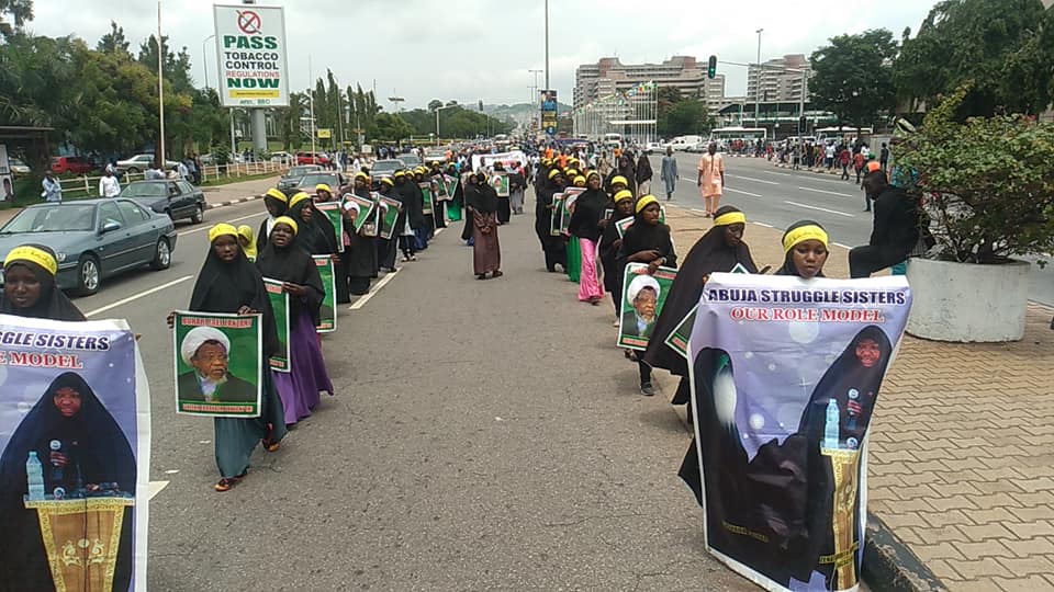 free zakzaky protest in Abuja on Tuesday 2nd july 2019